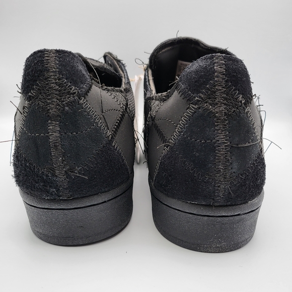 NEW Men's Sz 12 Adidas Superstar Atmos Patchwork - Core Black GW3473 - Picture 5 of 10